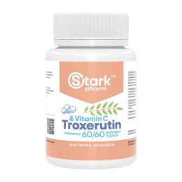 Вітамінно-мінеральний комплекс Stark Pharm Troxerutin &amp; Vitamin C - 60 tabs (2024-11-0524)