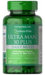 Вітаміни та мінерали Puritans Pride Ultra Man 50 Plus - 60 Caplets (100-41-2969026-20)
