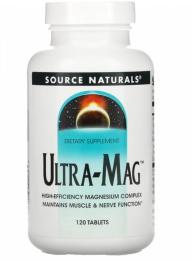Вітаміни та мінерали Source Naturals Ultra-Mag Magnesium Complex - 120 tabs (2022-10-1304)
