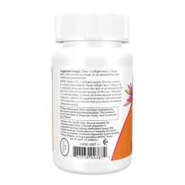 Вітаміни та мінерали Now Foods VIT D-3 10,000 IU - 240 sgels (2022-10-0662)