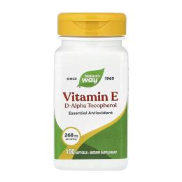 Вітамінно-мінеральний комплекс Natures Plus Vitamin E D-Alpha Tocopherol - 100 Softgels (2023-10-6854)