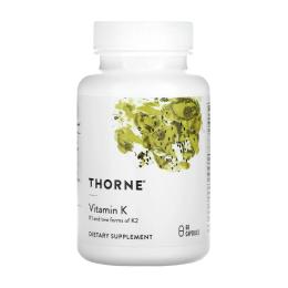 Вітамінно-мінеральний комплекс Thorne Vitamin K - 60 caps (2023-10-3650)