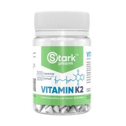 Вітамінно-мінеральний комплекс Stark Pharm Vitamin K-2 - 200 tabs (2023-10-3745)