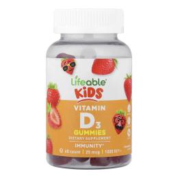 Вітаміни та мінерали Lifeable Vitamin D Kids - 60 gummies (2023-10-7301)