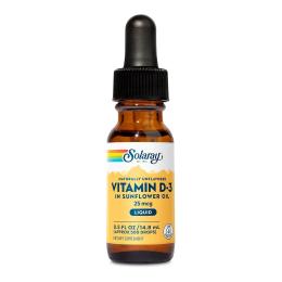 Вітамінно-мінеральний комплекс Solaray Vitamin D-3 25mcg - 14.8 ml (2024-11-0252)