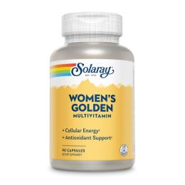 Вітамінно-мінеральний комплекс Solaray Womens Golden Multi-Vitamin - 90 vcaps (2023-10-3016)
