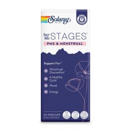 Вітамінно-мінеральний комплекс Solaray Womens Health Menstruation - 24 vcaps (2023-10-2423)