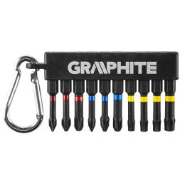 Набір біт для викруток GRAPHITE 56H562 ударних 10 шт.