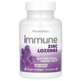 Вітамінно-мінеральний комплекс  Natures Plus Zinc - 60 lozenges (2023-10-2778)