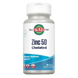 Вітамінно-мінеральний комплекс KAL Zinc 50 - 90 tabs (2022-10-1775)
