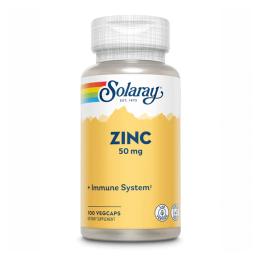 Вітамінно-мінеральний комплекс Solaray Zinc 50mg - 100 vcaps (2022-10-1028)