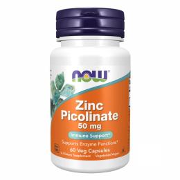 Вітаміни та мінерали Now Foods Zinc Picolinate 50 mg - 60 vcaps (2022-10-0047)