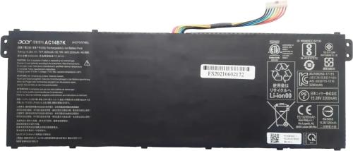 Акумулятор до ноутбука Acer AC14B7K Aspire A315/A515, 3220mAh (50.7Wh), 4cell, 15.28V, L (A47540)