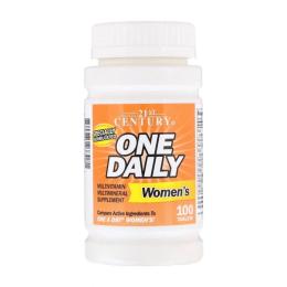 Вітамінно-мінеральний комплекс 21st Century One Daily Multivitamin for Womens (100 tabs) (11150-01)