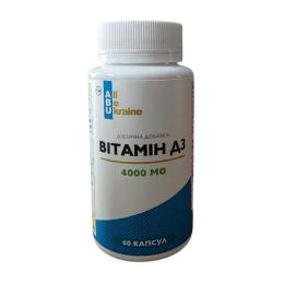 Вітамінно-мінеральний комплекс ABU Vitamin D3 4000 IU  60 caps   60 caps (24614-01)