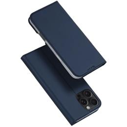 Чохол-книжка Dux Ducis з кишенею для візиток для Apple iPhone 16 Pro (6.3) Dark Blue