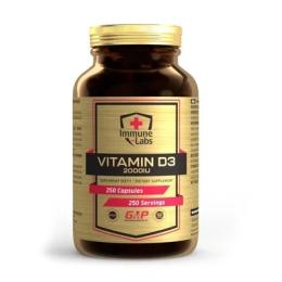 Вітаміни та мінерали Immune Labs  Vitamin D3 2000 IU (250 caps) (22901-01)