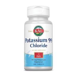 Вітамінно-мінеральний комплекс KAL  Potassium 99 Chloride (100 tab) (19520-01)