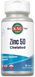 Вітамінно-мінеральний комплекс KAL  Zinc 50 Chelated (90 tab) (23910-01)