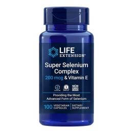 Вітаміни та мінерали Life Extension  Super Selenium Complex 200 mcg &amp; Vitamin E (100 veg caps) (19879-01)