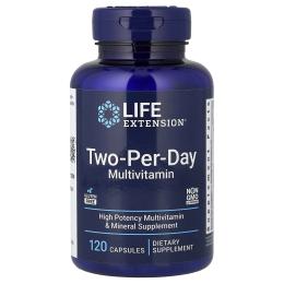 Вітаміни та мінерали Life Extension  Two-Per-Day Capsules (120 caps) (18709-01)