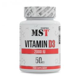 Вітамінно-мінеральний комплекс MST Vitamin D3 2000 IU (50 mcg) (120 softgels) (24154-01)