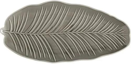 Блюдо LIMITED EDITION Leaf B010785 Gray 30.5 х 16.8 см