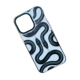 Чохол-накладка Infinity Silicone Case CaseTify Brand NEW для Apple iPhone 16 Transparent Black