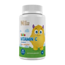 Вітамінно-мінеральний комплекс My Nutri Week Kids Vitamin C (60 jelly lozenges, orange) (24312-01)