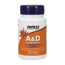 Вітамінно-мінеральний комплекс NOW A&amp;D (100 softgels) (06488-01)
