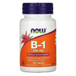 Вітамінно-мінеральний комплекс NOW B-1 100 mg (100 tab) (08228-01)