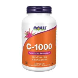 Вітамінно-мінеральний комплекс NOW C-1000 with rose hips &amp; bioflavonoids (250 tab) (18134-01)