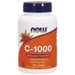 Вітамінно-мінеральний комплекс NOW C-1000 with rose hips (100 tabs) (07382-01)