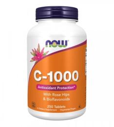 Вітамінно-мінеральний комплекс NOW C-1000 with rose hips (250 tabs) (10160-01)