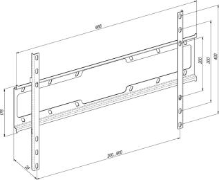 Кріплення для телевізора KSL 68EP