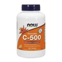 Вітамінно-мінеральний комплекс NOW C-500 chewable (100 tab, orange) (07126-01)