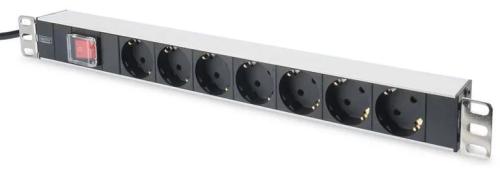 Мережевий фільтр Digitus DN-95402 1U, 7xSchuko, 16A, 250V