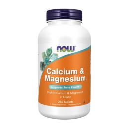 Вітамінно-мінеральний комплекс NOW Calcium &amp; Magnesium (250 tabs) (06669-01)