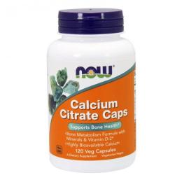 Вітамінно-мінеральний комплекс NOW Calcium Citrate Caps (120 veg caps) (08952-01)