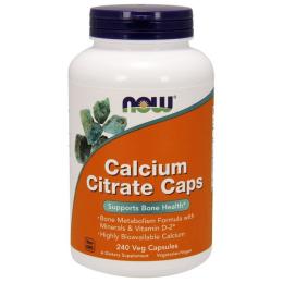 Вітамінно-мінеральний комплекс NOW Calcium Citrate Caps (240 veg caps) (08151-01)