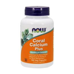 Вітамінно-мінеральний комплекс NOW Coral Calcium Plus (100 veg caps) (05895-01)