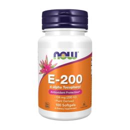 Вітамінно-мінеральний комплекс NOW E-200 (134 mg) With d-alpha Tocopherols (100 softgels) (23459-01)