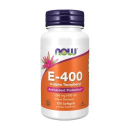 Вітамінно-мінеральний комплекс NOW E-400 Natural with d-Alpha Tocopherol (100 softgels) (10422-01)