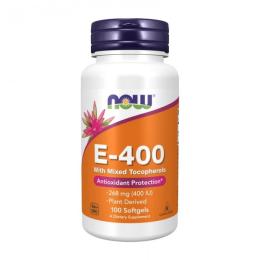 Вітамінно-мінеральний комплекс NOW E-400 with mixed Tocopheryl (100 softgels) (21712-01)