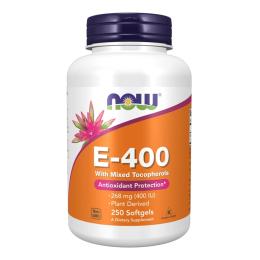 Вітамінно-мінеральний комплекс NOW E-400 with mixed Tocopheryl (250 softgels) (20045-01)