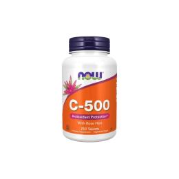 Вітамінно-мінеральний комплекс NOW C-500 with rose hips (250 tabs) (08786-01)