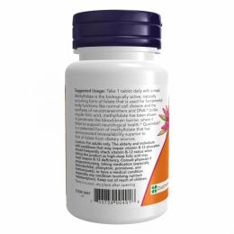 Вітамінно-мінеральний комплекс NOW Methyl Folate 1000 mcg (90 tab) (11734-01)