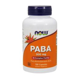Вітамінно-мінеральний комплекс NOW PABA 500 mg (100 caps) (09111-01)