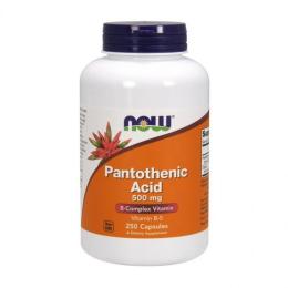 Вітамінно-мінеральний комплекс NOW Pantothenic Acid 500 mg (250 caps) (09493-01)