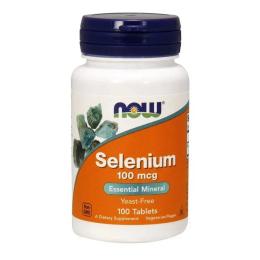 Вітамінно-мінеральний комплекс NOW Selenium 100 mcg (100 tab) (09065-01)